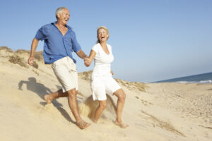 Senior couple aging and life plannig finances